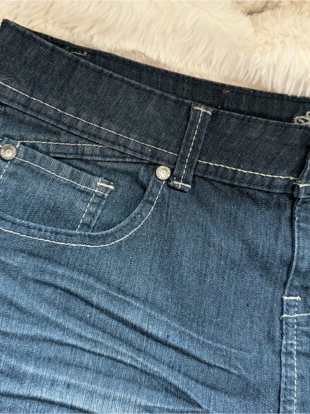 Y2k Denim Mini Skirt View 4